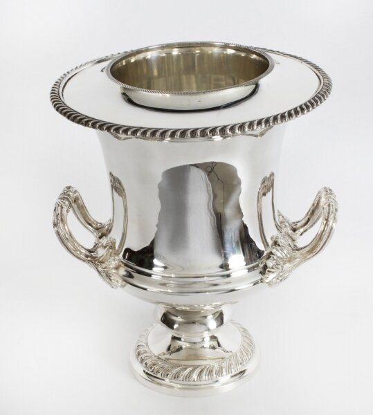 Vintage  Silver Plate Wine Champagne Cooler 20th C | Ref. no. 01345a | Regent Antiques