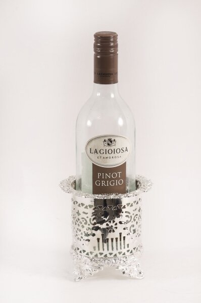 Antique  Silver Plated Wine Coaster Pen Holder 20th Century | Ref. no. 01350 | Regent Antiques