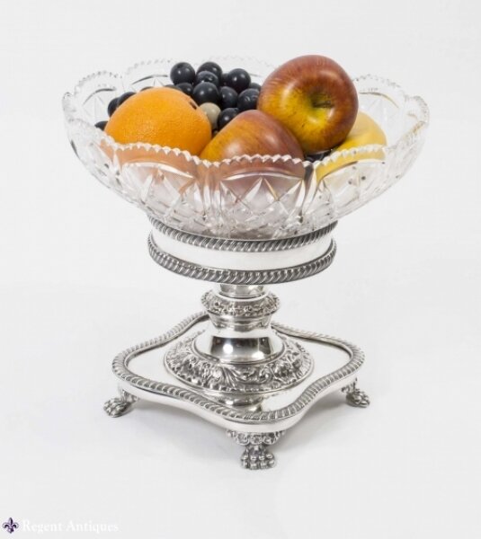 silver plate compote centrepiece | Ref. no. 01357a | Regent Antiques