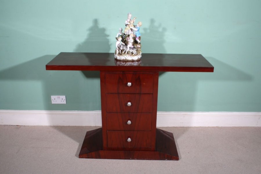 Elegant Rosewood Art Deco Style Console Side Table | Ref. no. 01474 | Regent Antiques