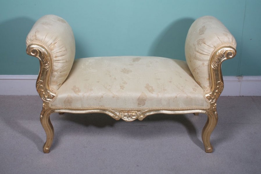 Stunning French Giltwood Stool | Ref. no. 01494 | Regent Antiques
