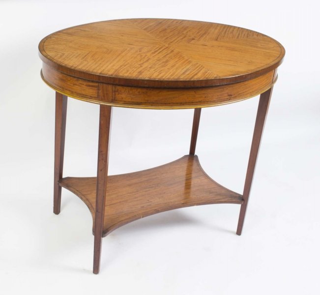 Antique Edwardian Satinwood Occasional Table c.1890 | Ref. no. 01547 | Regent Antiques
