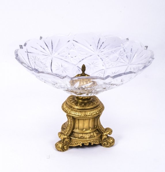 Ormolu and Cut Glass Dish | Ormolu Centrepiece dish | Ref. no. 01627 | Regent Antiques