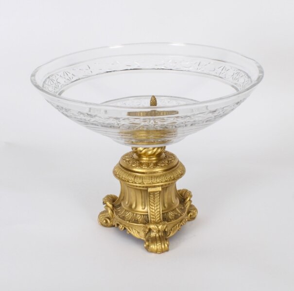 Vintage Ornate Cut Glass & Ormolu Centrepiece Dish 20th C | Ref. no. 01627x | Regent Antiques