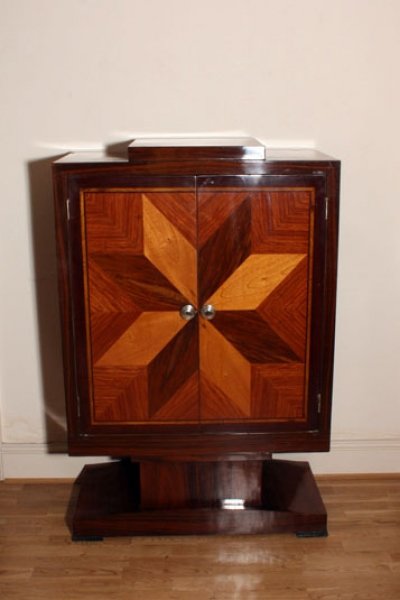 Art Deco Rosewood Parquetry Cabinet 1920s Style | Ref. no. 01677 | Regent Antiques