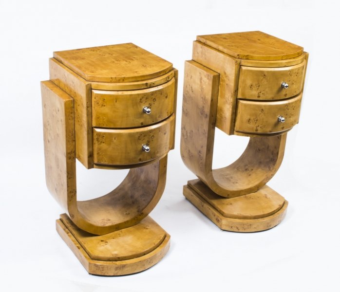 A pair of Art Deco Bedside Cabinets | Ref. no. 01700 | Regent Antiques
