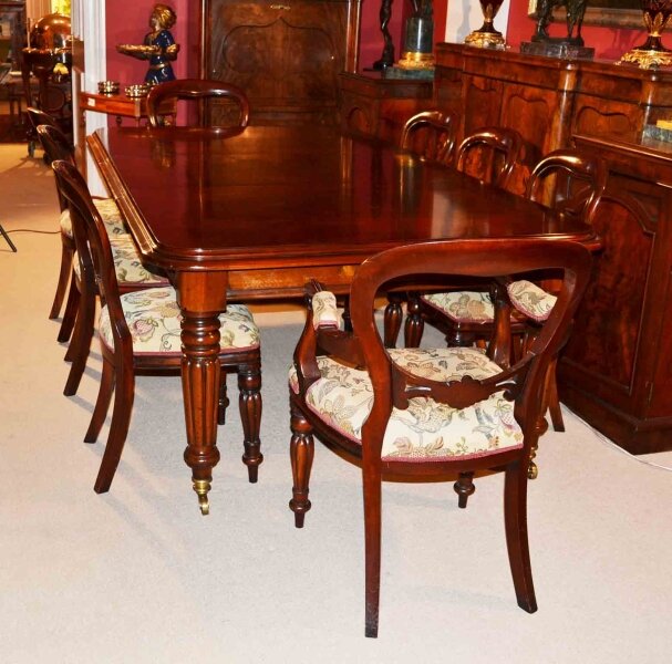 Regency Ref No 01969c Regent Antiques, Antique Regency Dining Table And Chairs