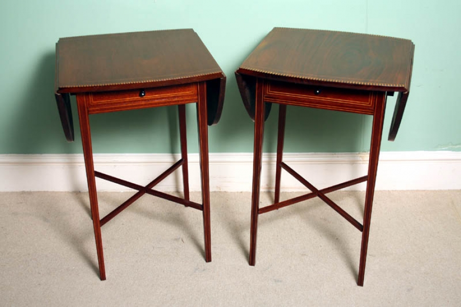 Pair Antique Edwardian Occasional / Bedside Tables | Ref. no. 01970 | Regent Antiques