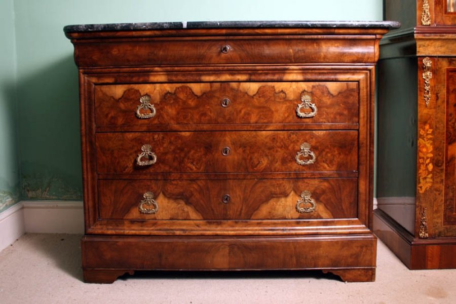 Antique French Commode Chest Marble Top Ormolu Mounts | Ref. no. 01972 | Regent Antiques