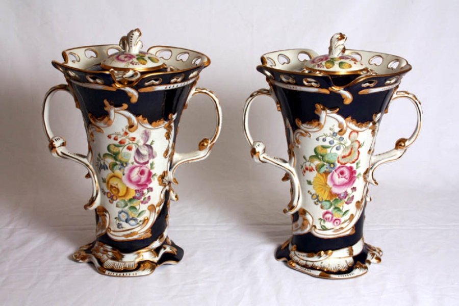 Stunning Pair Sevres Gilded Porcelain Vases | Ref. no. 02028a | Regent Antiques