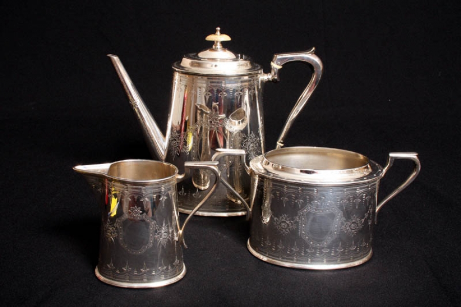 Antique English Victorian Silver plate coffee set | Ref. no. 02040 | Regent Antiques