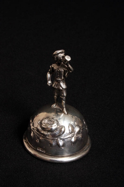 Antique German silver bell UK import marks 1900 | Ref. no. 02042 | Regent Antiques