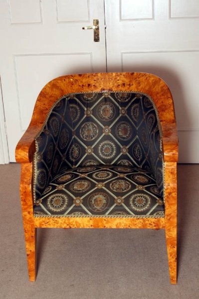 Stunning Biedermeier Empire Versace Armchair | Ref. no. 02172 | Regent Antiques