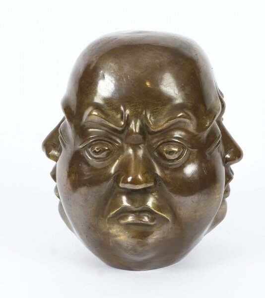 Huge Bronze Four Face Buddha Brahma Hindu Sculpture | Ref. no. 02190a | Regent Antiques