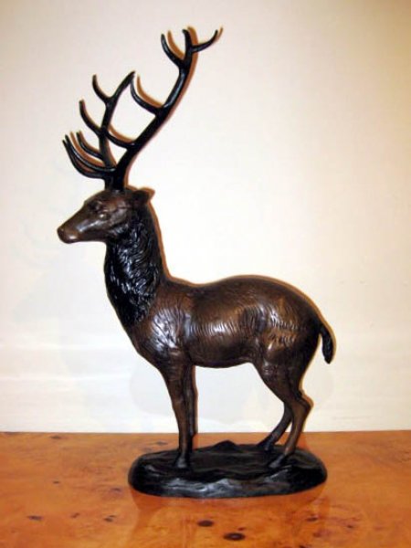 Fabulous Bronze Stag Sculpture | Ref. no. 02191 | Regent Antiques