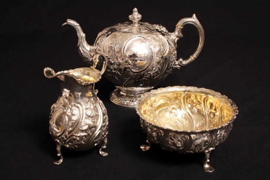 Scottish Antique Silver Tea Set Edinburgh 1842 | Ref. no. 02322 | Regent Antiques