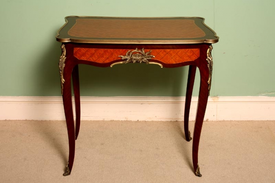 Stunning Large Mahogany & Kingwood Parquetry Table | Ref. no. 02570a | Regent Antiques