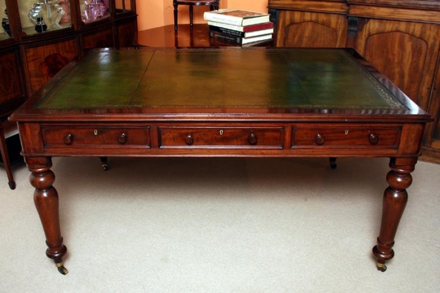 Antique Victorian Partners Writing Table Desk C 1860 | Ref. no. 02779 | Regent Antiques