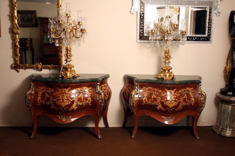 Superb Pair Louis XV French Marble Top Commodes Chests | Ref. no. 02810 | Regent Antiques