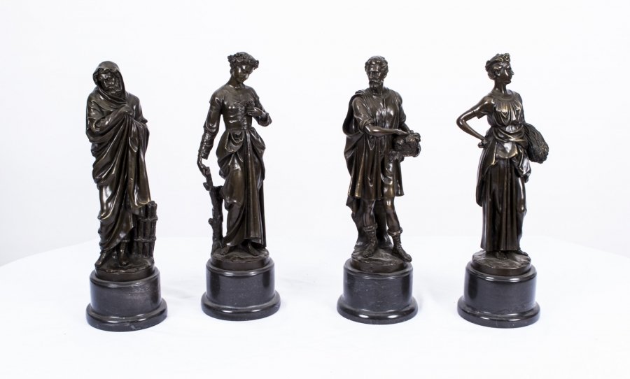 Set of Four Bronze Four Seasons Sculptures | Ref. no. 02904 | Regent Antiques