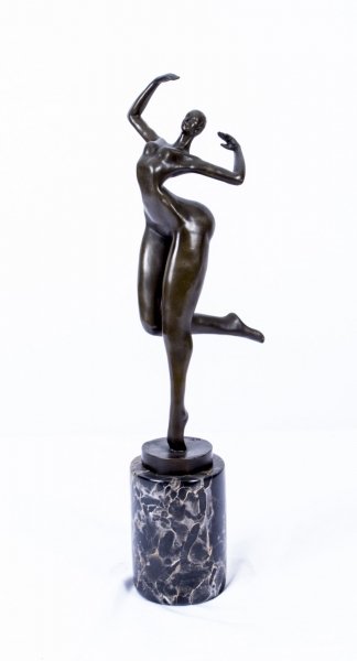 Modernist bronze sculpture of dancer | Bronze statue | Ref. no. 02905 | Regent Antiques