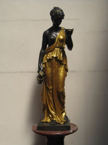 Stunning 4 Ft Gilded Bronze Statue Classical Maiden | Ref. no. 02909 | Regent Antiques