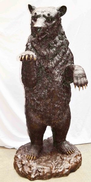 Life Size Bronze Garden Statue of Bear | Ref. no. 02987 | Regent Antiques
