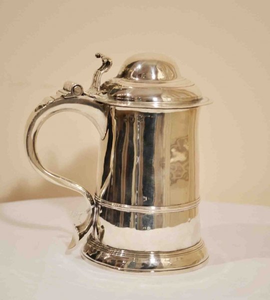 Antique George II Silver Tankard Newcastle 1749 | Ref. no. 03104 | Regent Antiques