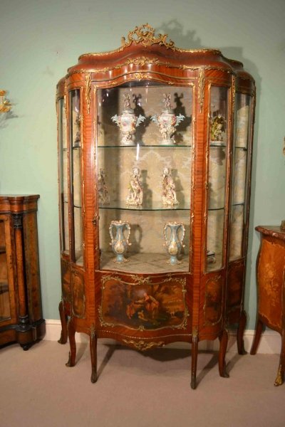Antique French Vernis Martin Display Cabinet C1880 | Ref. no. 03140 | Regent Antiques