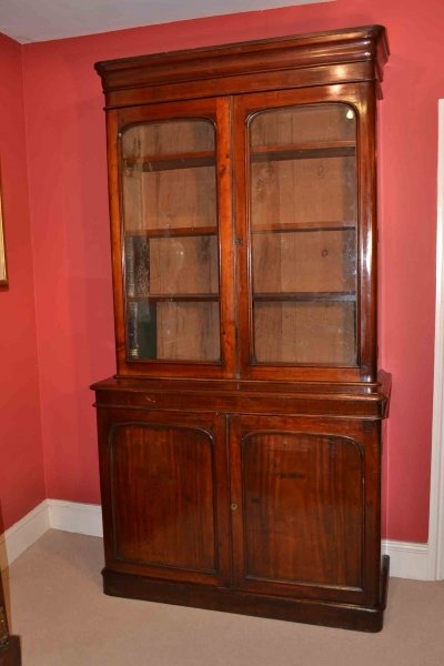 Antique English Victorian Mahogany Bookcase C1860 | Ref. no. 03163 | Regent Antiques