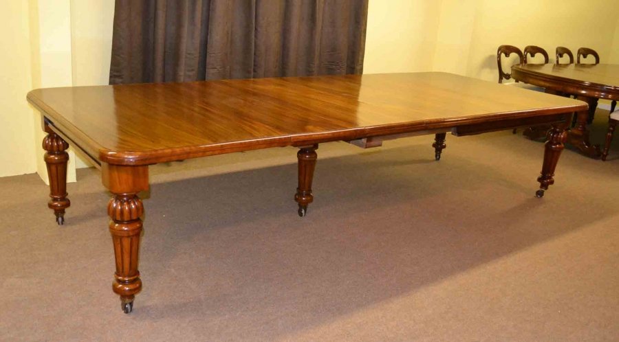 Antique Dining Table c.1860 11 ft Mahogany Conference | Ref. no. 03275 | Regent Antiques