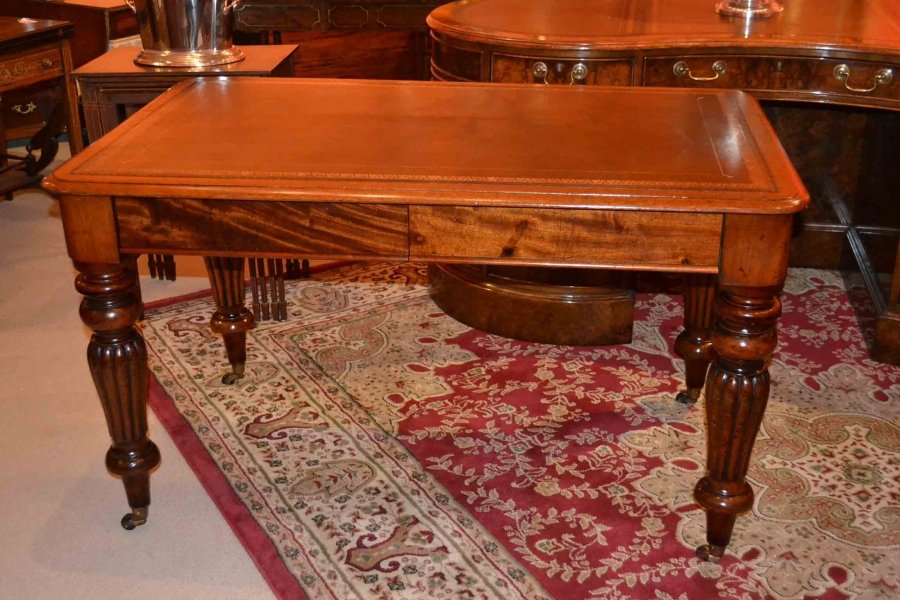 Antique Victorian Mahogany Writing Table Desk  C 1860 | Ref. no. 03289 | Regent Antiques