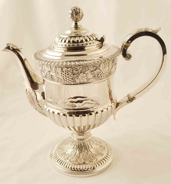 Exquisite Antique Silver Coffee Pot Glasgow 1817 | Ref. no. 03345 | Regent Antiques
