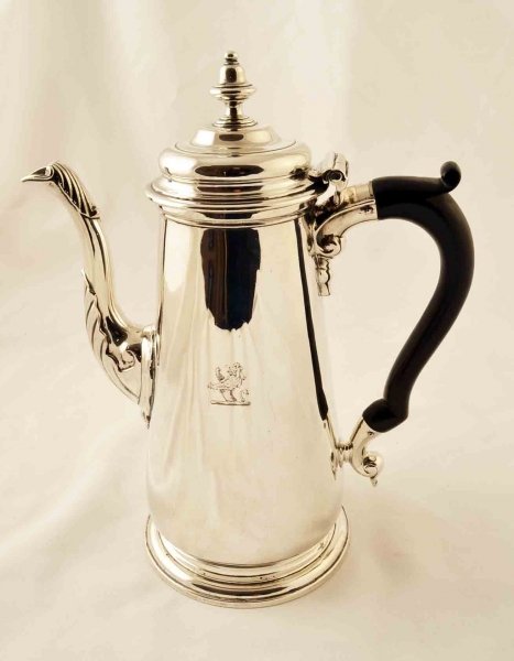 Antique English George II Silver Coffee Pot London 1749 | Ref. no. 03346 | Regent Antiques