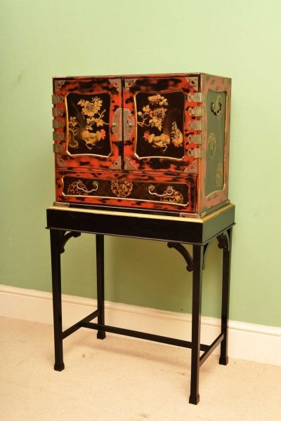 Antique Japanese Lacquered Cabinet on Stand C1900 | Ref. no. 03415 | Regent Antiques