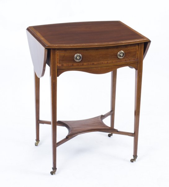Antique Edwardian Drop Flap Occasional  Side Table c.1900 | Ref. no. 03493 | Regent Antiques