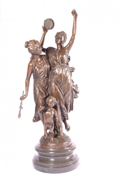 L’Allegro Bronze Sculpture After Gregoire | Ref. no. 03576 | Regent Antiques