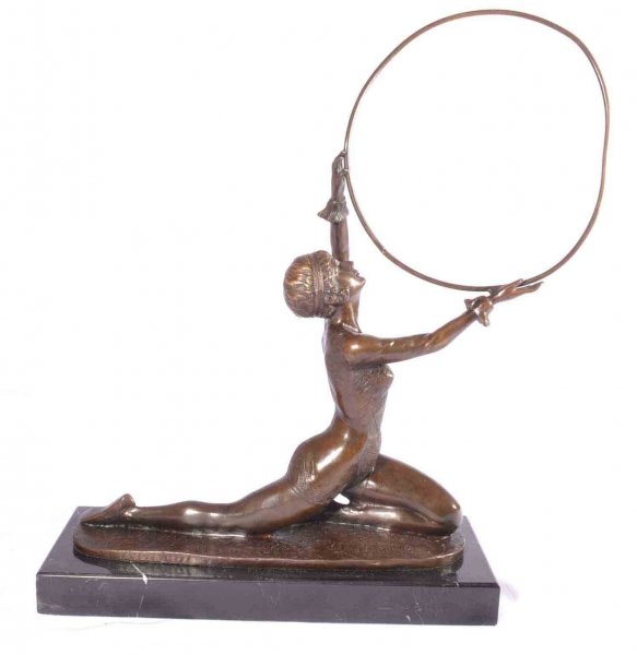 Hoop Dancer Bronze Sculpture After Preiss | Ref. no. 03578 | Regent Antiques