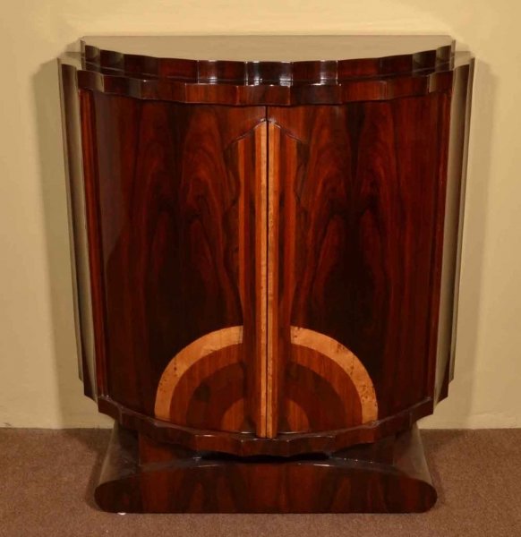 Fantastic Art Deco Rosewood Drinks Cabinet | Ref. no. 03606a | Regent Antiques