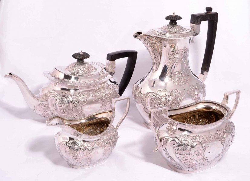 Antique English Silver Tea & Coffee Set  London 1897 | Ref. no. 03631 | Regent Antiques