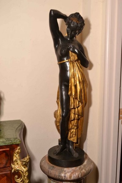 Large Gilded Bronze Classical Maiden After Pradier | Ref. no. 03634 | Regent Antiques