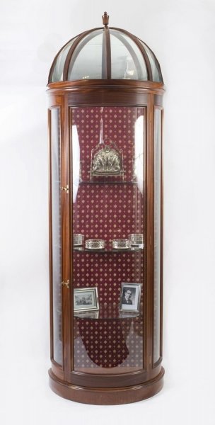 Vintage Mahogany Dome Top Half Round Display Cabinet | Ref. no. 03690 | Regent Antiques