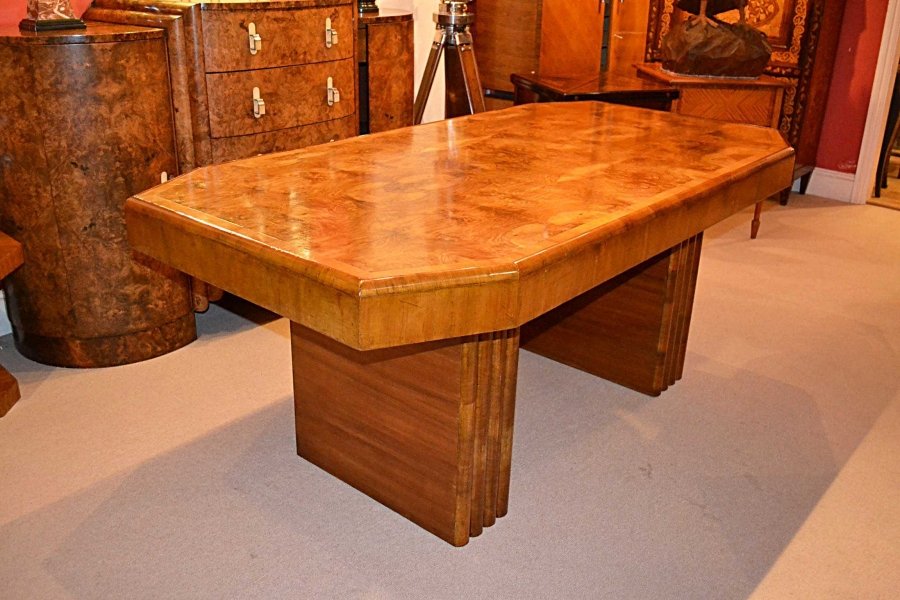 Antique Art Deco Walnut Dining Table C1920 | Ref. no. 03725 | Regent Antiques