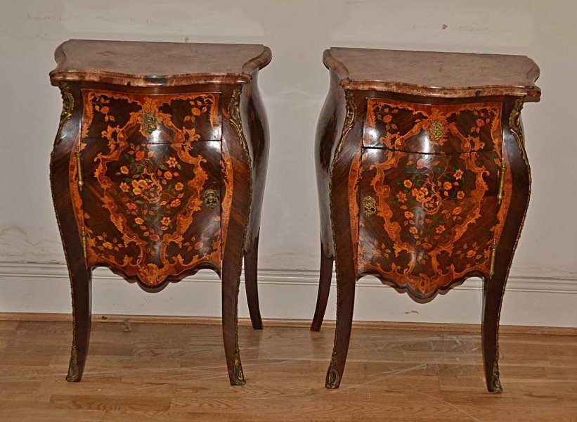 Pair of Antique French Louis XV Bedside Cabinets  C1870 | Ref. no. 03747 | Regent Antiques