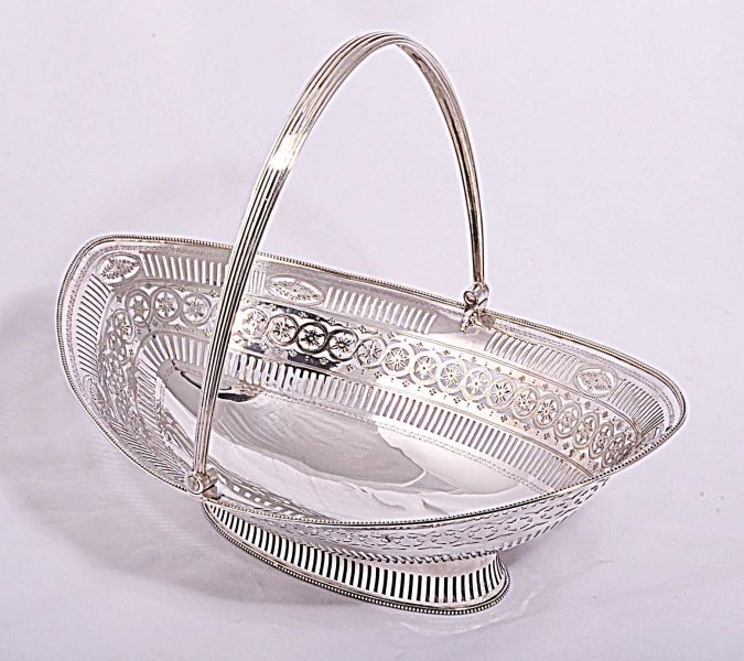 Antique Hester Bateman Silver Basket 1784 | Ref. no. 03750 | Regent Antiques