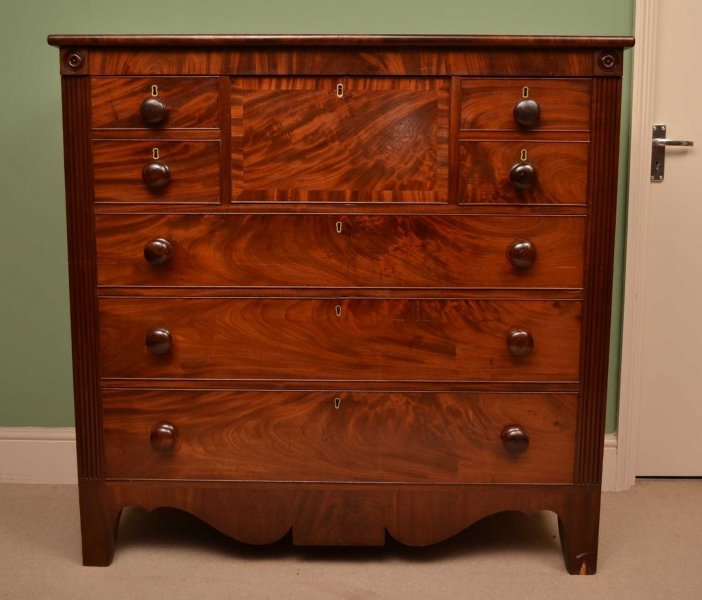 Antique Victorian Mahogany Chest Of Drawers  C1840 | Ref. no. 03765 | Regent Antiques