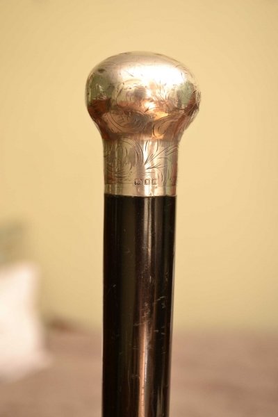 Antique Walking stick cane Silver topped 1903 | Ref. no. 03867 | Regent Antiques