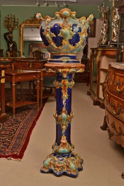 Antique Majolica Thomas Forester\'s Jardiniere C1890 | Ref. no. 03917 | Regent Antiques