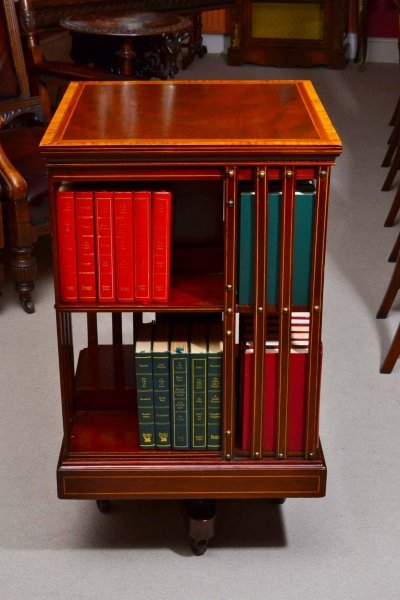 Antique Edwardian Revolving Bookcase c.1900 | Ref. no. 03934 | Regent Antiques