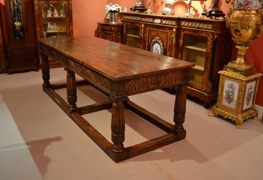 Antique English Oak Refectory Dining Table XIX C | Ref. no. 03959 | Regent Antiques
